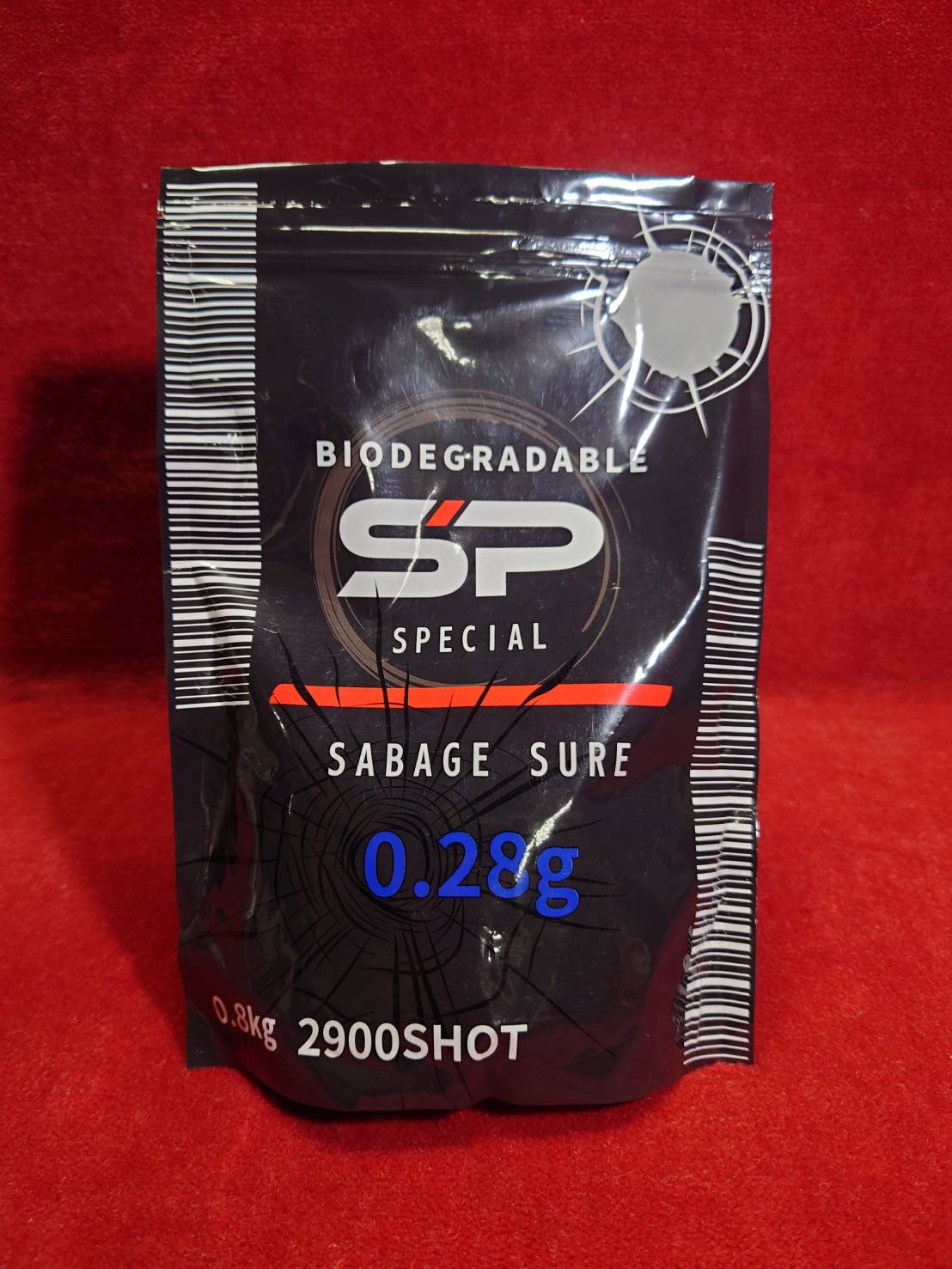 店内全品5％OFFクーポン】SP バイオBB弾 0.28g 2900発 0.8Kg 生分解