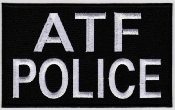 ATF POLICE Panel パッチ ホワイト（715） | ベルト・マーカー