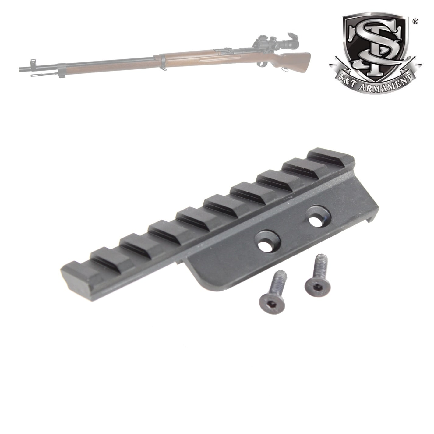 S&T 三八式/九七式 用20mmレール スコープマウントベース 38式