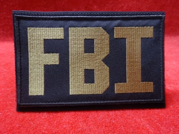 FBI パッチ　実物 店内全品5％OFFクーポン】FBI パネルパッチ オリーブドラブ (737
