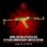 E&L AIRSOFT 10��ǯ��ǰ�����ǥ� 24K���å� E-PLATINUM AKMS