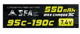 SFA 7.4V550mAh 95C-190C �ߥ˥��ͥ���