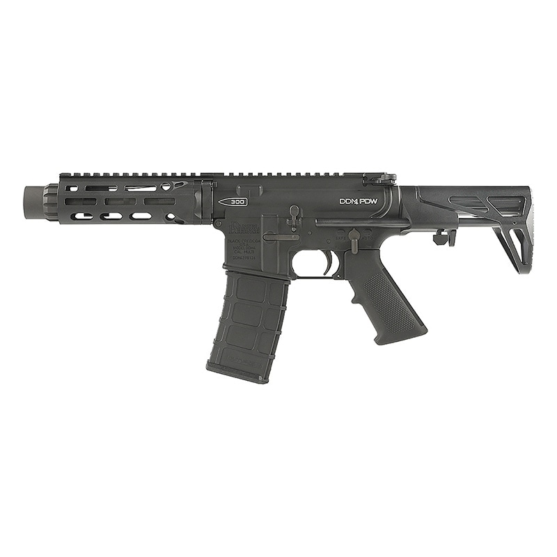 BG-PCC CO2ガスライフル　M4系列 EMG/GHK DDM4 PDW SBR CO2 ガスブローバックライフル CERAKOTE Black