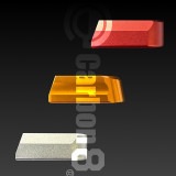 Ź5OFFݥCarbon8 SHADOW-2 ߥ˥ ޥХѡ RED/ORANGE/SILVER