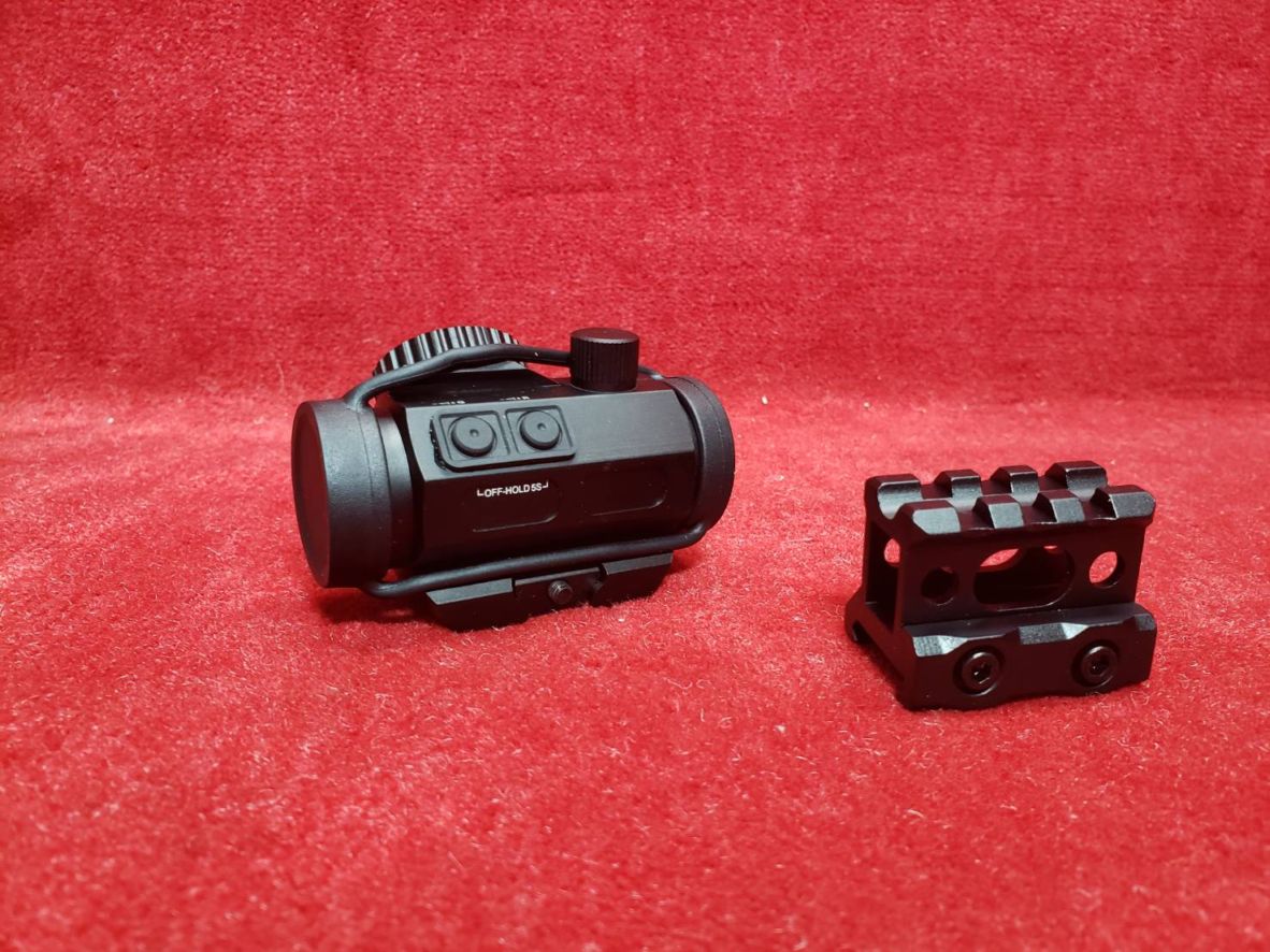ドットサイト 実銃用 TASCO Red Do バトラ キャップ付き ミリタリー