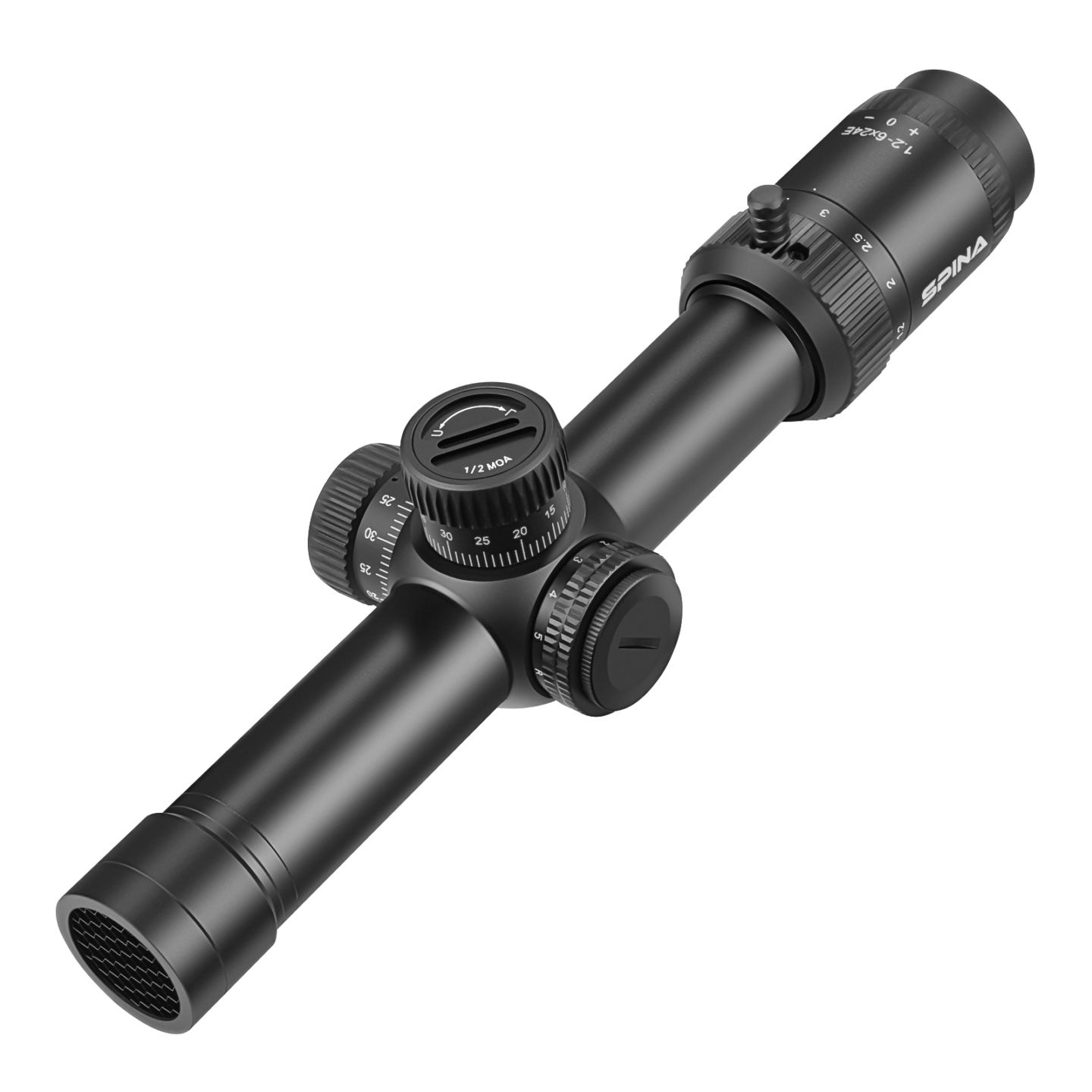 SpinaOptics ライフルスコープ WolfChase 1.2-6×24 FFP （554