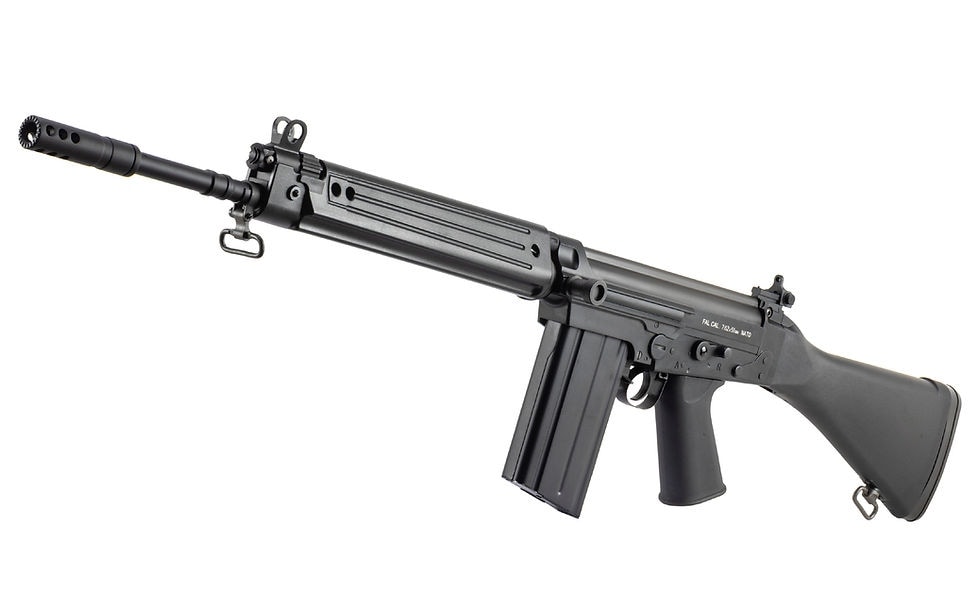 キングアームズ FAL パラストック レシーバー FNFAL FN FAL 電動ガン KingArms エアガンレビュー - YouTube