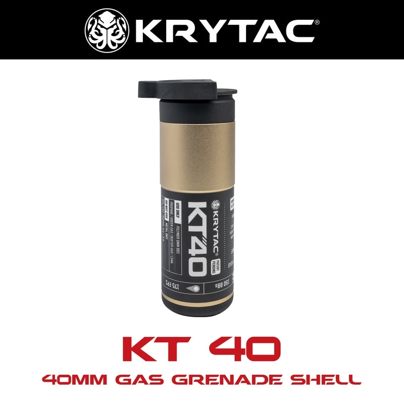 ガスグレネード2個 元日～3日10％OFFクーポン】KRYTAC ガスグレネードシェル KT40 40MM