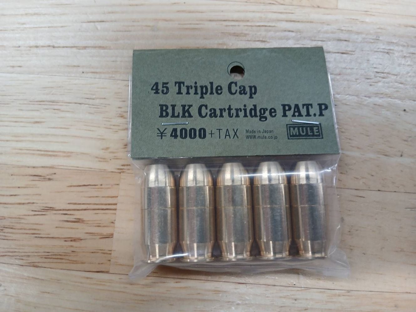 MULE タニオコバ GM7.5 M1911用トリプルキャップカートリッジ 5発