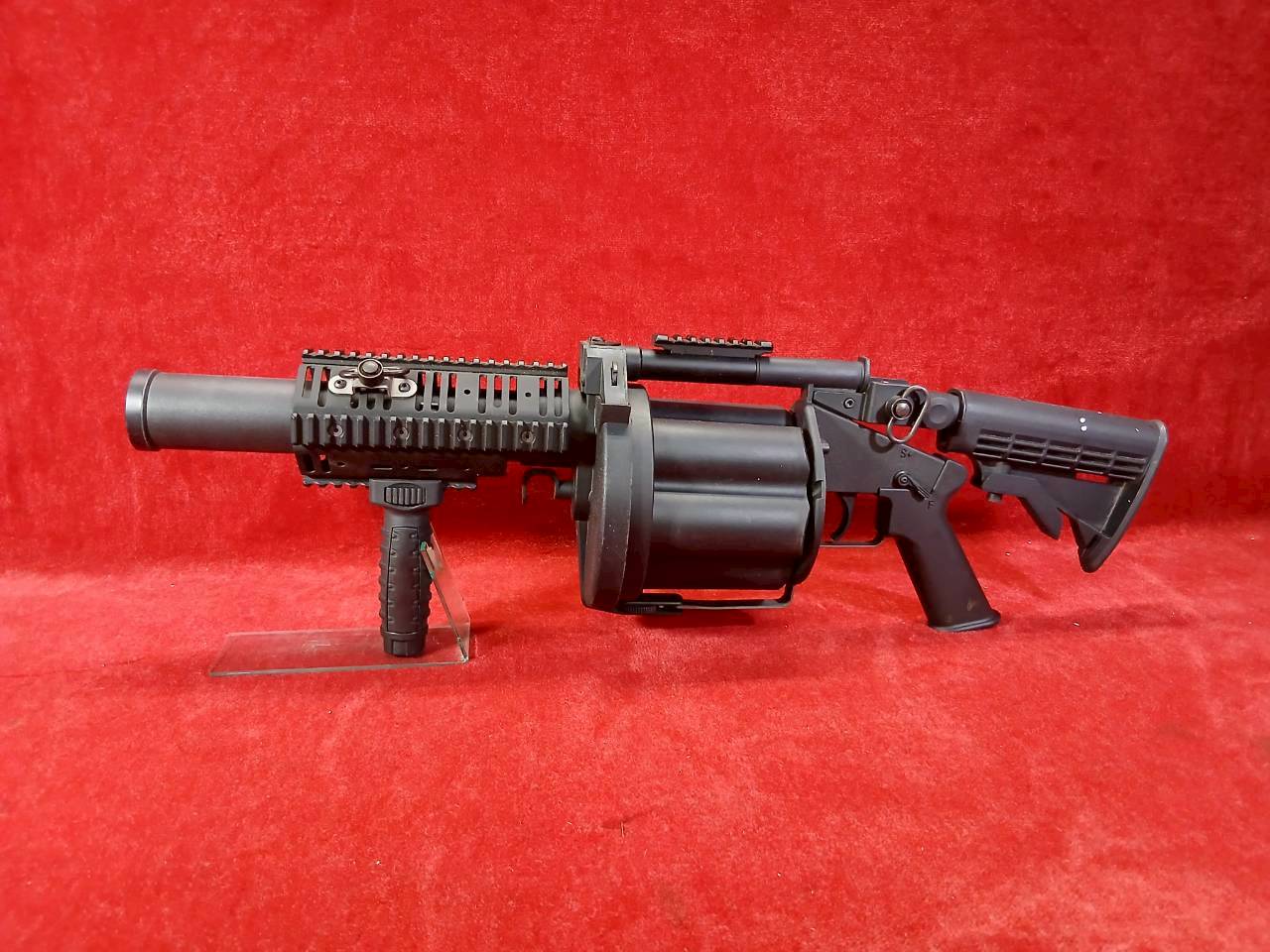 米軍実物 グレネード用○リボルバーランチャー○フォアグリップ付き