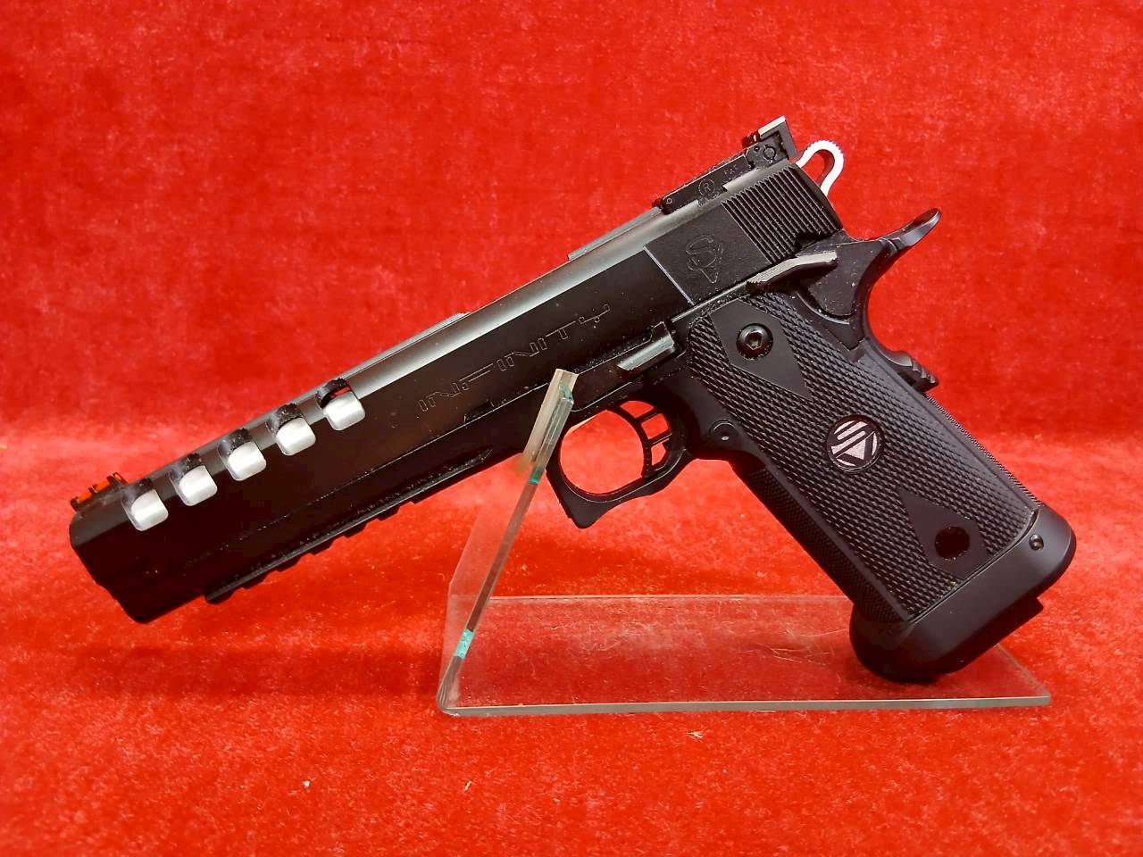 ウエスタンアームズ INFINITY 6.0 ガンブラック中古カスタム【WA】 未使用 マグウェルカスタム WA SV インフィニティ 6 0 ガンブラック