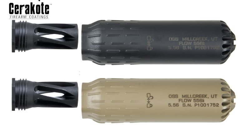 ANGRY GUN OSS FLOW 556K タイプ ダミーステンレスサプレッサー BK/FDE