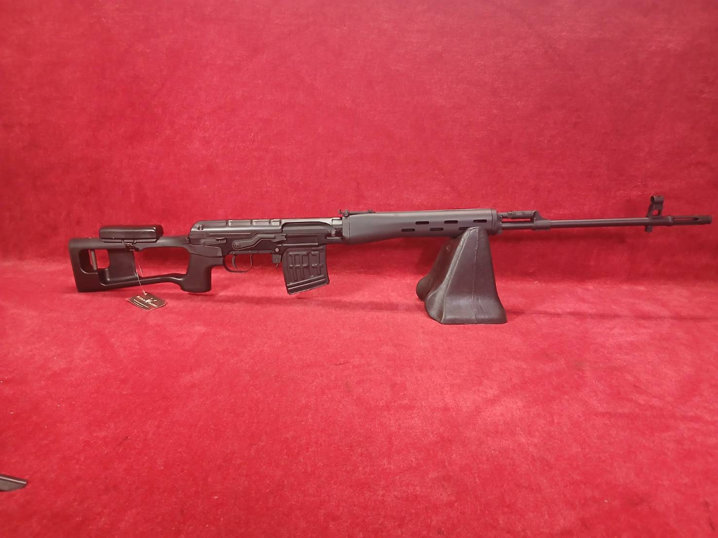 店内全品5％OFFクーポン】KingArms エアーコッキングライフル SVD 黒色