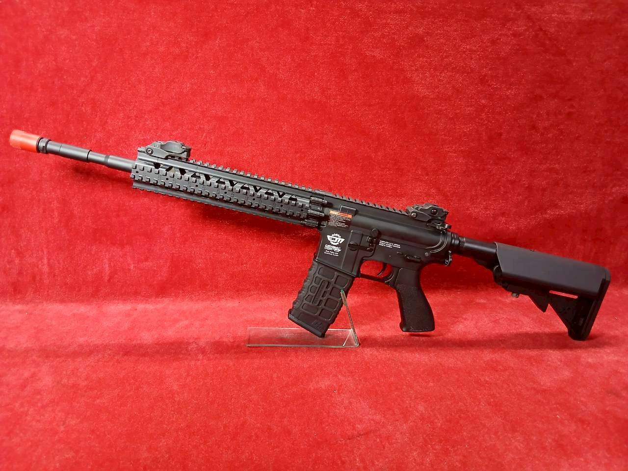 店内全品5％OFFクーポン】【上物中古品】G&G 電動ガン CM16 R8-L