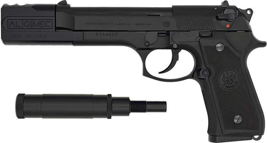 ��10��OFF�����ݥ������̵���ۡ�ͽ���ʡۡ�2026ǯ8���������ͽ��ۥ��ʥ� ��ǥ륬�� Beretta 92FS Professional Comp Evolution 2 Heavy Weight ALL Black Model Gun with Suppressor 