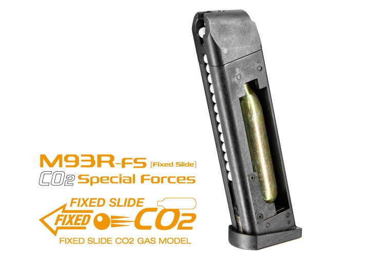 MARUZEN CO2スペアマガジン Walther P99FS 固定スライド用 99FSC-3800