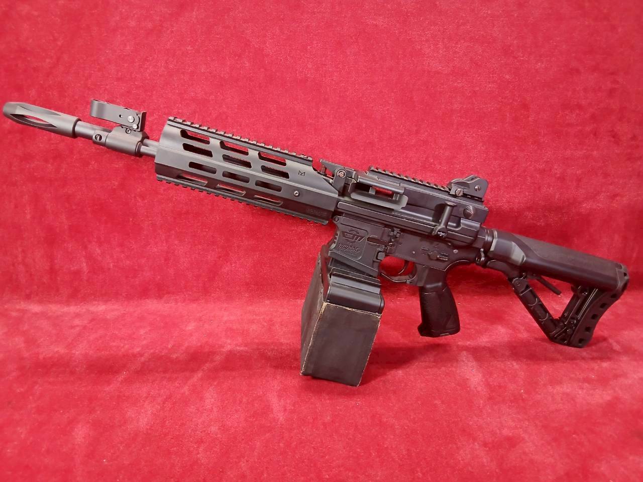 5％OFFクーポン＆P5倍】【中古品】G&G 18歳以上用電動ガン CM16 LMG BK