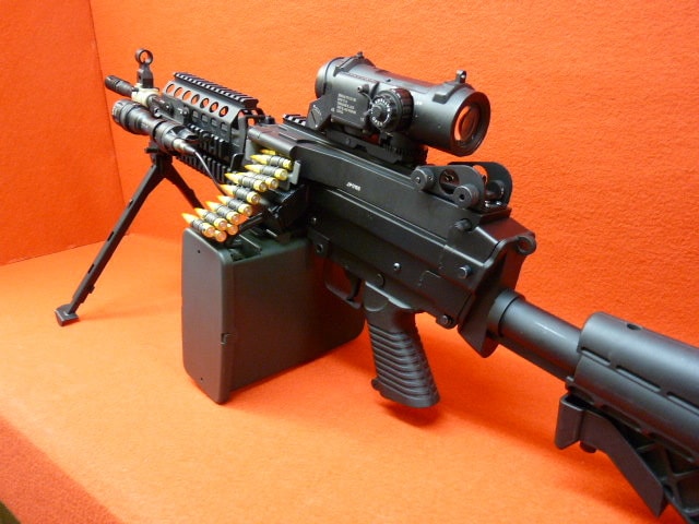 送料無料対象外】A&K・ミニミ m249 Mk46（A02） 電動ガン | LMG