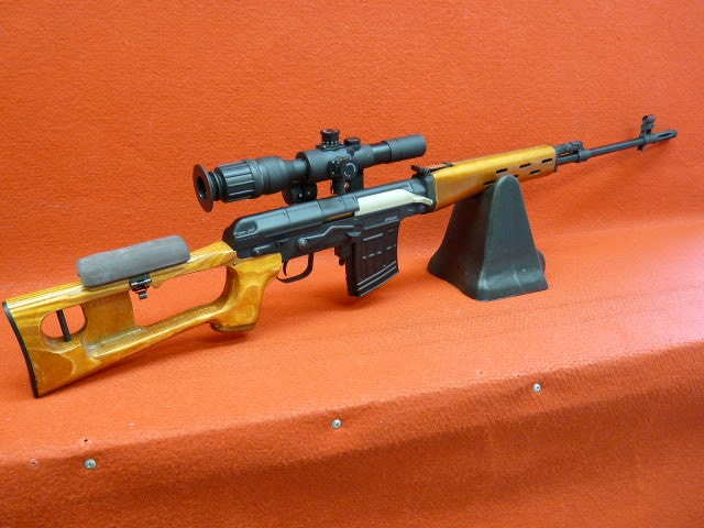 店内全品5％OFFクーポン】S&T フルメタル電動ガン・ドラグノフ SVD