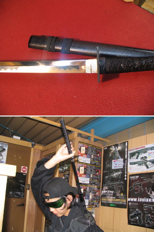 忍者刀　模造刀 模造刀剣 匠刀房 忍者刀 小刀 ZS-309 - コスプレ 観賞用 インテリア