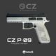 Carbon8 CO2�����֥����Хå� CZ P09 Precision Version �ե졼��Grey P-09 �����ܥͥ���