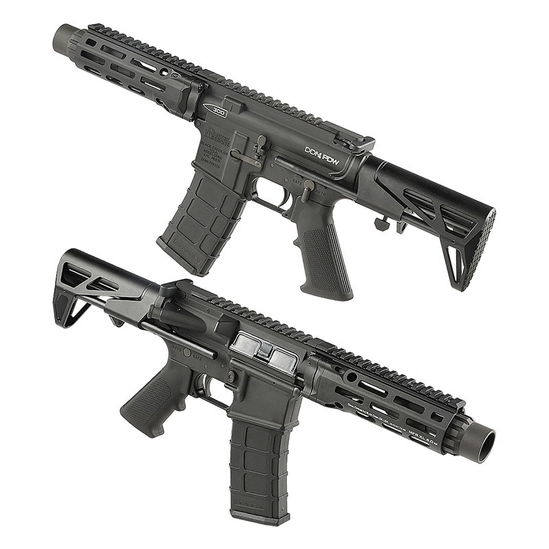 Ź5OFFݥEMG/GHK DDM4 PDW SBR CO2 ֥Хå饤ե CERAKOTE Black AR V3 2024 JP ver./DD Official Licensed