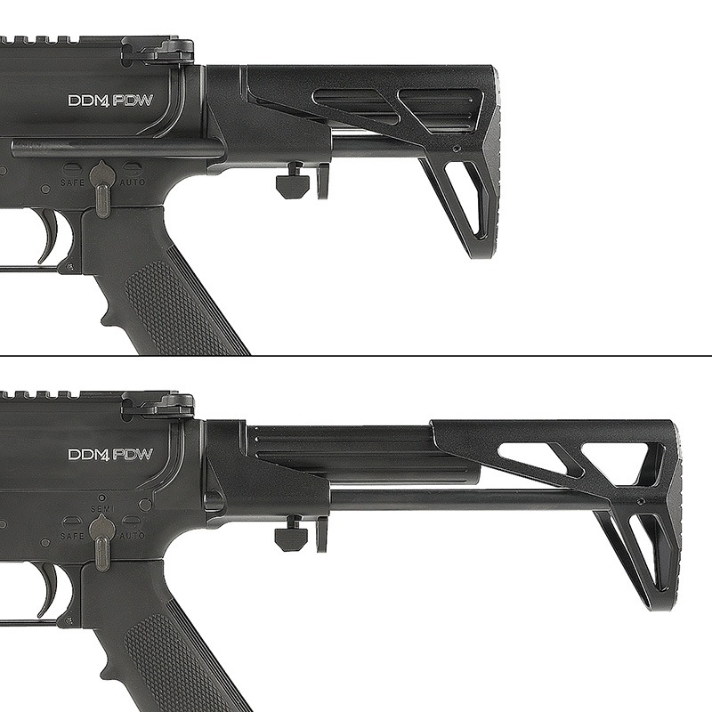 Ź5OFFݥEMG/GHK DDM4 PDW SBR CO2 ֥Хå饤ե CERAKOTE Black AR V3 2024 JP ver./DD Official Licensed