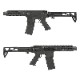 Ź5OFFݥEMG/GHK DDM4 PDW SBR CO2 ֥Хå饤ե CERAKOTE Black AR V3 2024 JP ver./DD Official Licensed
