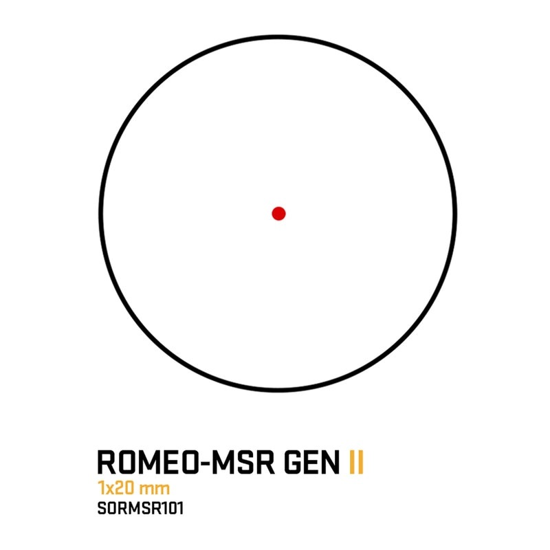 SIG SAUER ROMEO-MSR GEN II åȥ  1x20MM ֥å SORMSR101 (547)