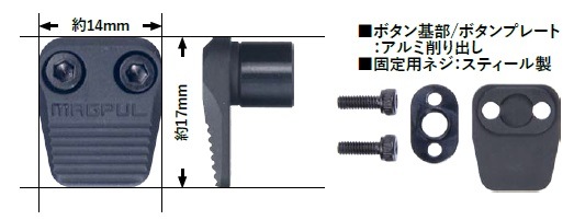 WII TECH �ޥ륤 MWS�б� MAGPUL������ �顼���ޥ����󥭥�å��ܥ���