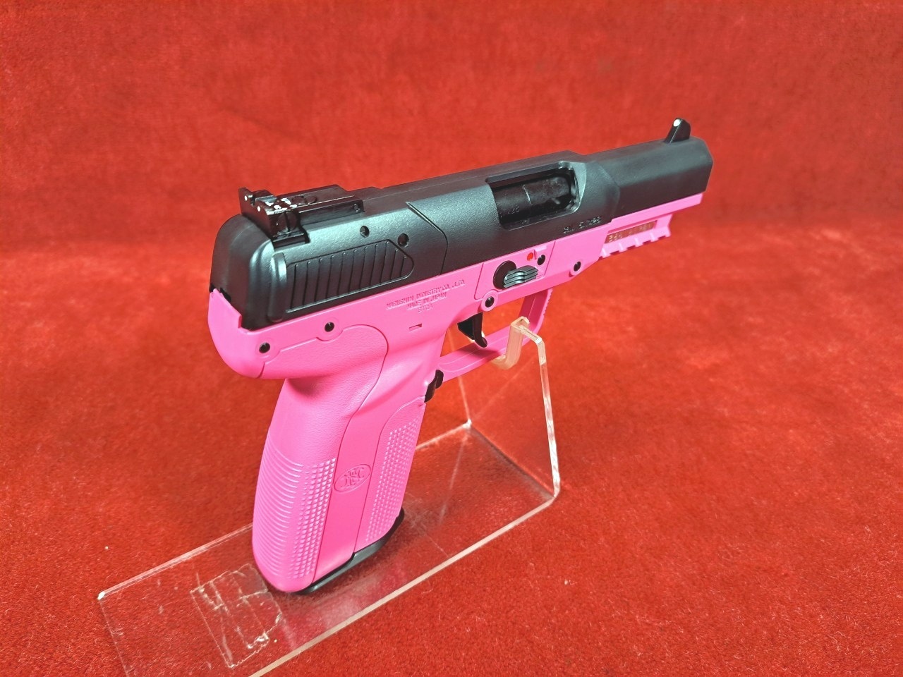 �ޥ륷�� FN Five-seveN 6mmBB CO2�֥����Хå� ��﫥ԥ��ȥ� VER.2 SHOCK PINK