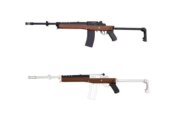 DOUBLE BELL Mini-14 GB ETU��� ��ư���� �ե��������å� BK/SV