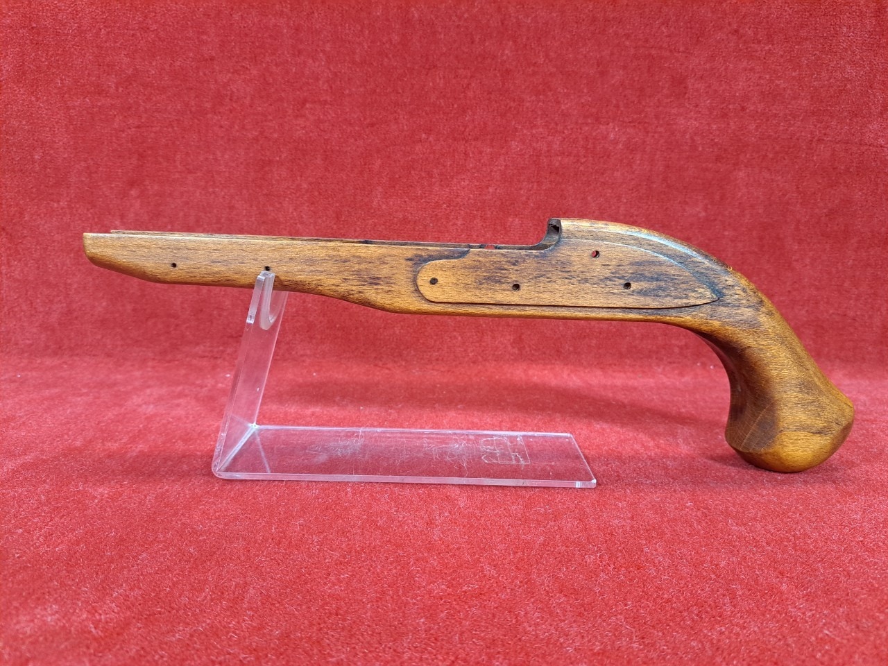 フリントロックピストル 木製グリップ クラフトアップル ウッドグリップ KTW フリントロック用 ウッド