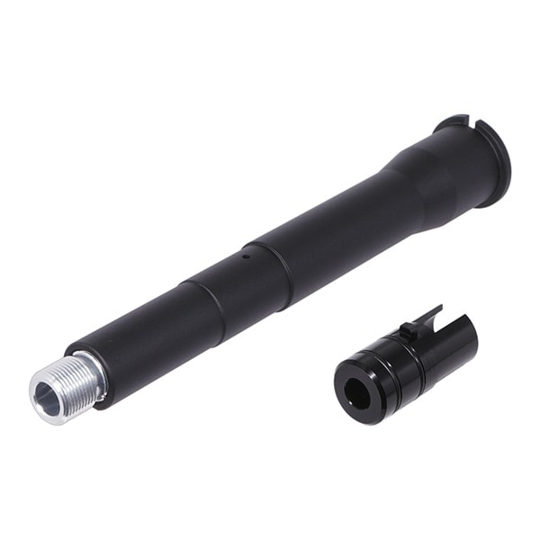��10��OFF�����ݥ������̵����IRON AIRSOFT �����CNC AAC .300 BLACKOUT ������ 7.5����� ���������Х�륻�å� �ޥ륤 M4 MWS GBB�� �֥�å� IR-1707-E-MWSSET 