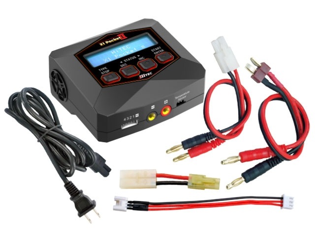 HITEC �ϥ��ƥå� AC�Х�󥹽��� ���Ŵ� X1 Pocket2 Li-Po/Li-Fe/Ni-MH���б�