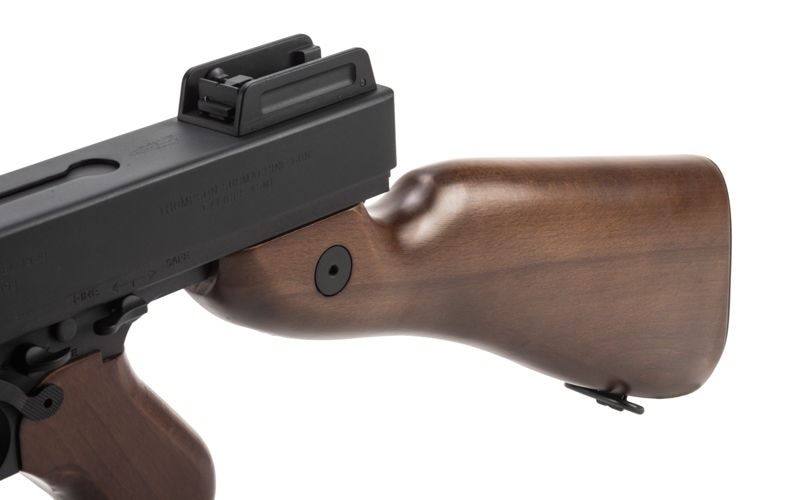 ��10��OFF�����ݥ������̵����EMG JAPAN KING ARMS ��ư���� Thompson M1928 Chicago  Real Wood �����������ץ饤����