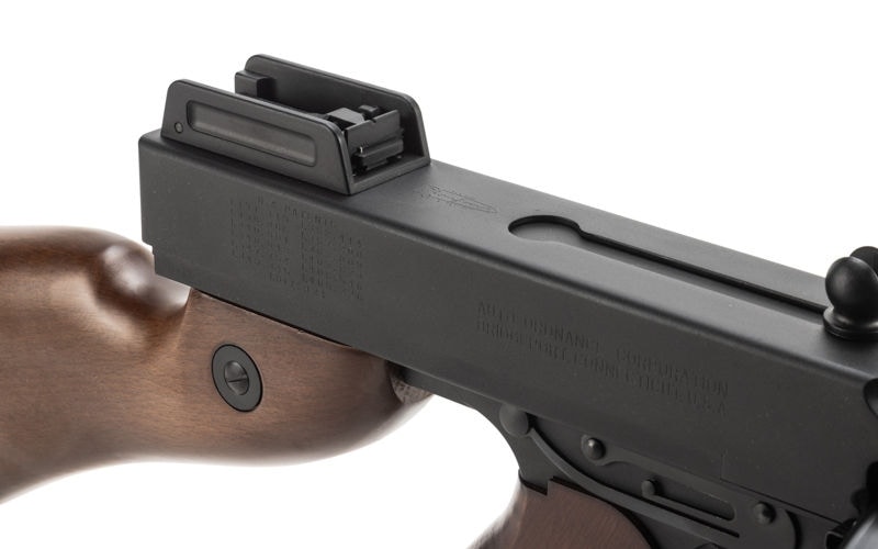 ��10��OFF�����ݥ������̵����EMG JAPAN KING ARMS ��ư���� Thompson M1928 Chicago  Real Wood �����������ץ饤����
