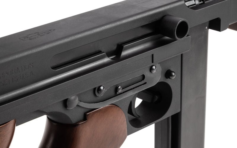 ��10��OFF�����ݥ������̵����EMG JAPAN KING ARMS ��ư���� Thompson M1A1 Military Real Wood