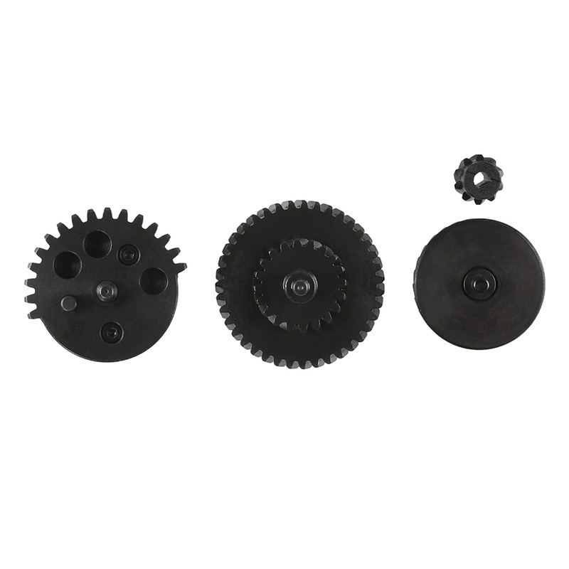 H.T.G.Basic CNC削り出し スパイラル ヘリカルスチール ギアセット 