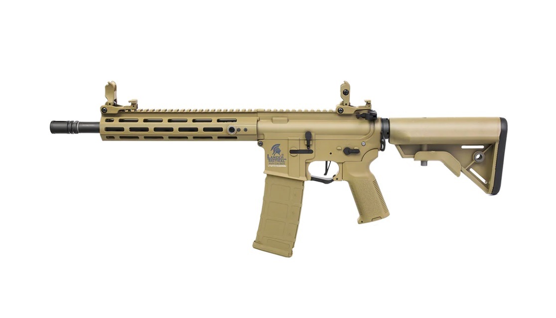 Lancer Tactical Żҥȥꥬ NEBULA ư M-LOK 10 Airsoft M4 AEG BK/TAN LT-32BA10-G3 ͥӥ 󥵡ƥ