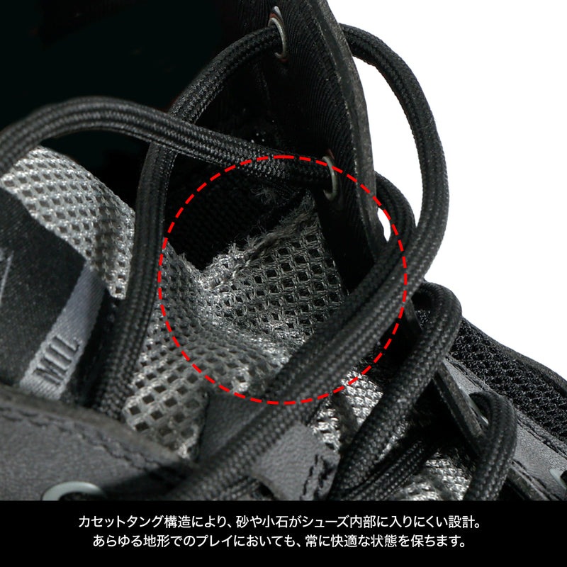 LayLax �� Danner ����ܥ��塼�� ATA-MIL U-BLACK Battle Style/�Хȥ륹������