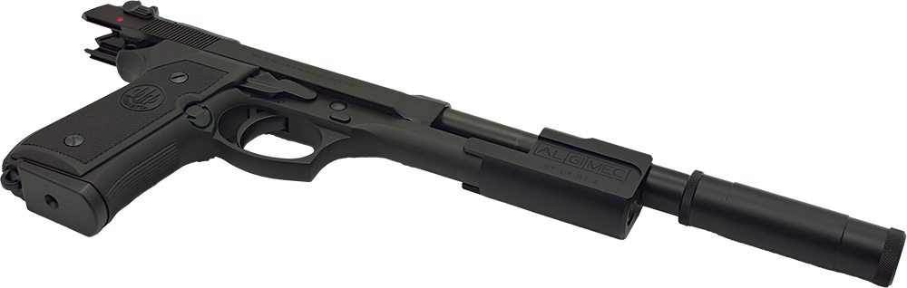 ��Ź������5��OFF�����ݥ�ۡ�ͽ���ʡۡ�2026ǯ8���������ͽ��ۥ��ʥ� ��ǥ륬�� Beretta 92FS Professional Comp Evolution 2 Heavy Weight ALL Black Model Gun with Suppressor 