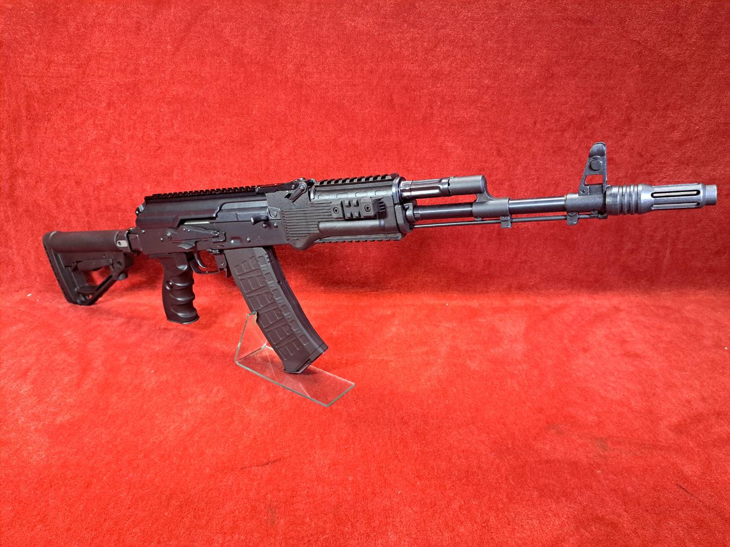 ��Ź������5��OFF�����ݥ��E&L 10��ǯ��ǰ AIRSOFT E-PLATINUM AK74M3 ASTER�ȹ� �ե�᥿����ư����