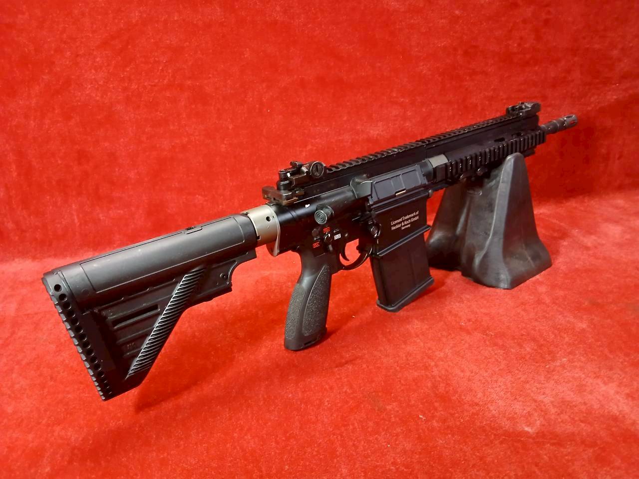 店内全品5％OFFクーポン】【上物中古品】KSC ガスブローバック HK417A2