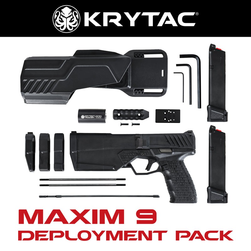 ��10��OFF�����ݥ������̵����KRYTAC SilencerCo Maxim 9 CO2 DEPLOYMENT PACK �ǥץ������ȥѥå� MAXIM9 �ޥ�����ʥ���