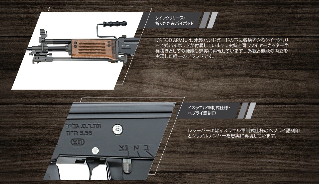 ��Ź������5��OFF�����ݥ�ۡ�ͽ���ʡۡ�2026ǯ5���6�����ͽ���ICS Airsoft �ե�᥿�� �ꥢ�륦�å���ư���� GALIL ARM TOD S3 �Żҥȥꥬ����� �����