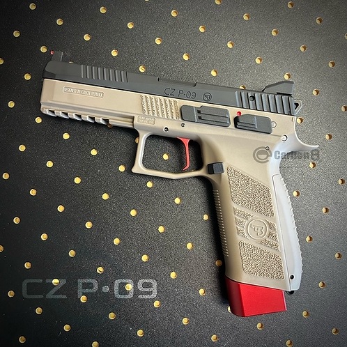 Carbon8 CZ P09���� SAO ���ȥ졼�ȡ��ȥꥬ�� BK/RED/SV