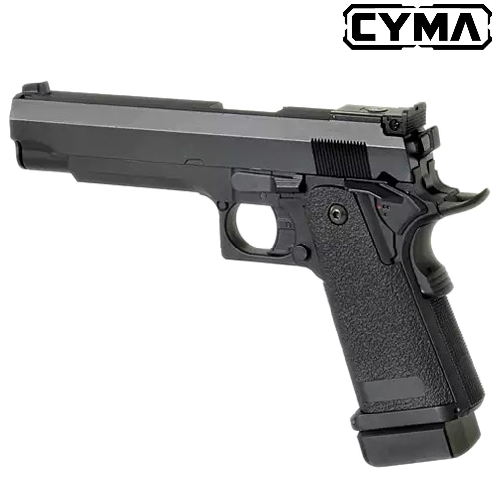 CYMA 18�аʾ��� Hi-Capa 5.1 MOSFET �᥿�륹�饤�� ��ư�ϥ�ɥ��� BK