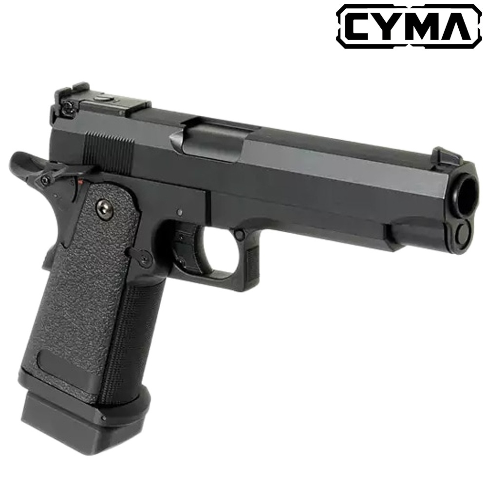 CYMA 18�аʾ��� Hi-Capa 5.1 MOSFET �᥿�륹�饤�� ��ư�ϥ�ɥ��� BK