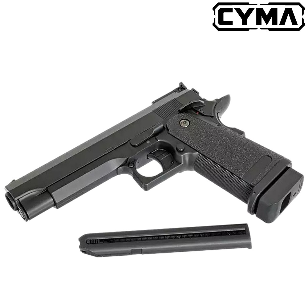 CYMA 18�аʾ��� Hi-Capa 5.1 MOSFET �᥿�륹�饤�� ��ư�ϥ�ɥ��� BK